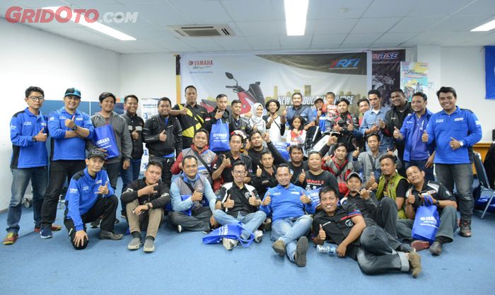 Yamaha Riders Federation Indonesia (YRFI) bertemu langsung dengan Yamaha Lexi 125