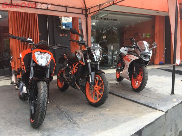 KTM Duke 200 dan RC 250