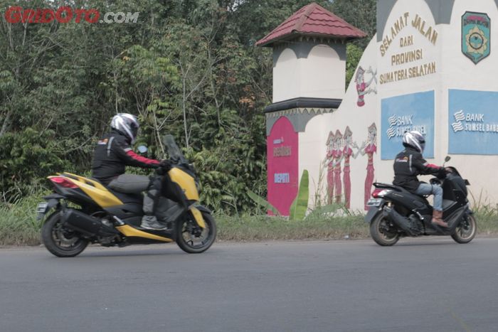 Rider meninggalkan Provinsi Sumatera Selatan