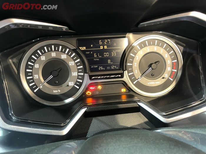 Speedometer Honda Forza 250 keren dan lengkap