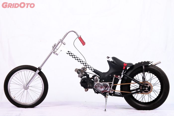 Modifikasi Honda Prima Choppy Cub Skinny Choppers