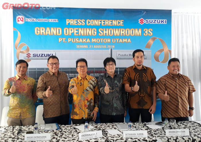 Press Conference Grand Opening Showroom Suzuki 3S di Kota Serang, Banten