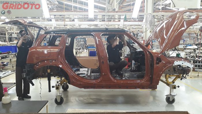 New MINI Countryman yang dirakit di pabrik BMW Group Production Network 2, PT Gaya Motor, Sunter, Jakarta Utara