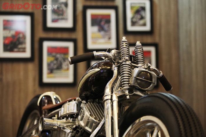 Harley-Davidson Panhead Vintage Dragster KikAss Chopper