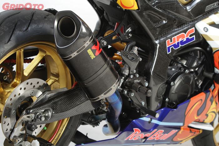Modifikasi Honda CBR250RR Bertema Helm Marc Marquez di Motegi Japan