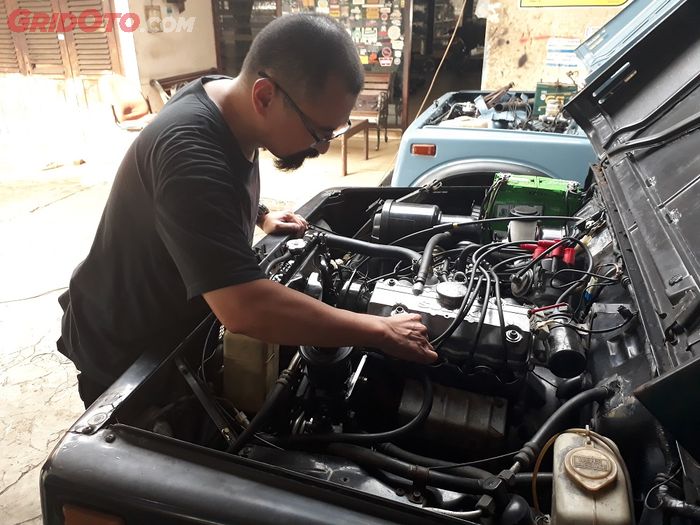 Dennis garap semua pengerjaan buat Jimny, kecuali bodi dan cat