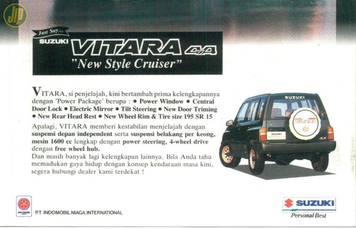 Iklan Suzuki Vitara 4x4