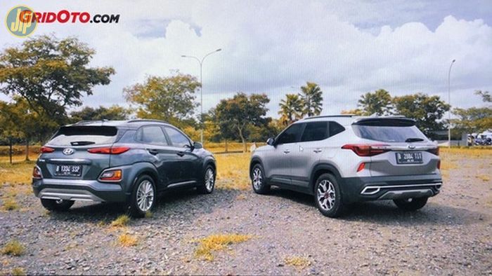 Hyundai Kona Gasoline bermesin 1.999 cc NA dan Seltos 1.353 cc turbo