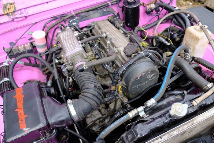 Modifikasi Suzuki Jimny Jangkrik Adventure Pink, Mesin pakai G16
