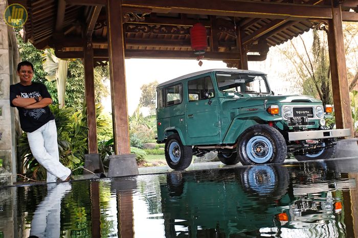 Toyota Land Cruiser FJ40 milik Wawan Dalbo ini didapat dari kedutaan Filipina