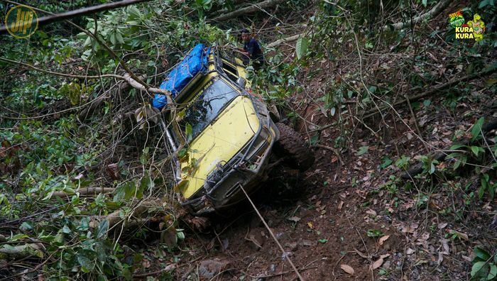 Jalur teknikal banyak dijumpai peserta Meratus Expedition (MEX) 5 