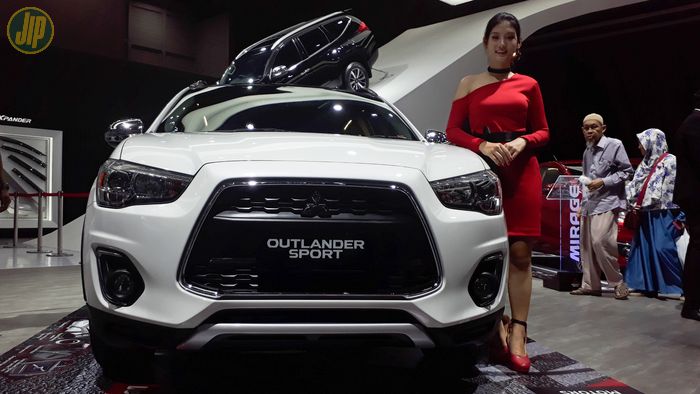 Outlander Sport yang ditampilkan Mitsubishi di Kemayoran, Jakarta.