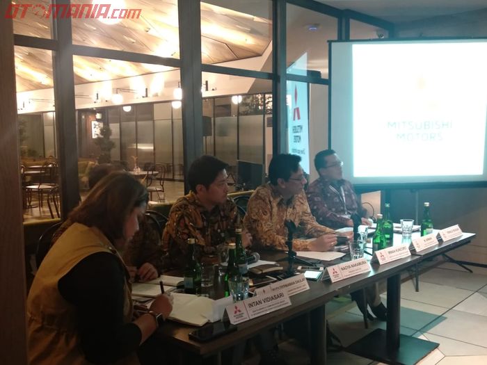 Naoya Nakamura saat berada di acara Afternoon Talk with Mitsubishi Motors di kawasan Senayan, Jakarta