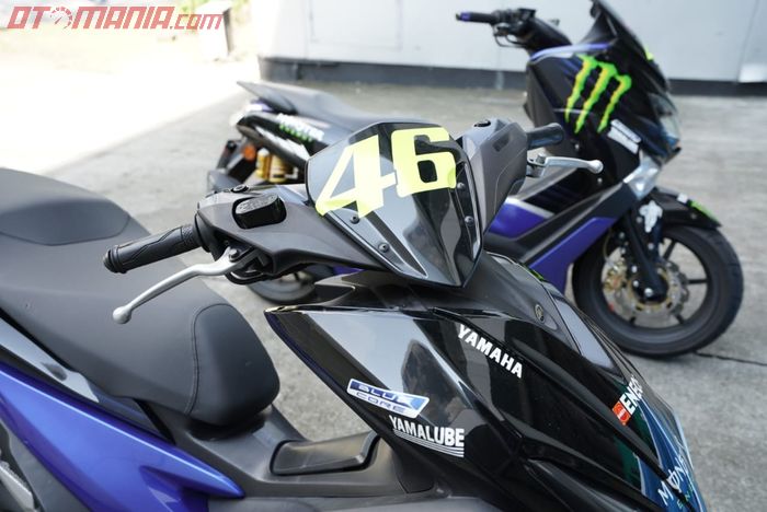 NMAX dan Aerox jadi motor paddock tim Monster Yamaha di tes pra musim Sepang, Malaysia