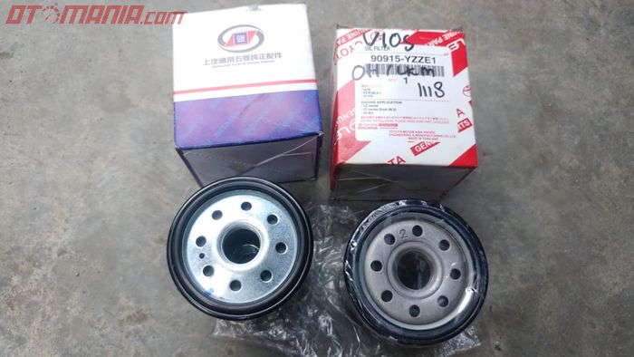 Bentuk drat filter oli Toyota Vios sama