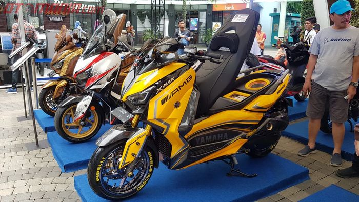 Yamaha XMAX peserta Customaxi dari seluruh Indonesia