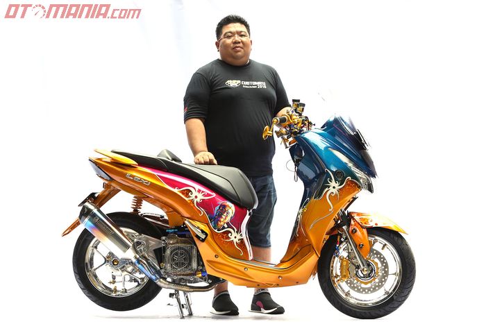 Suhang Uray Wong Dengan Modifikasi Yamaha Lexi Best Modificator Choice