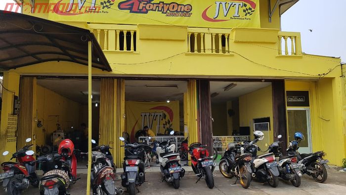 Lokasi bengkel JVT Racing di Sukmajaya, Depok, Jawa Barat