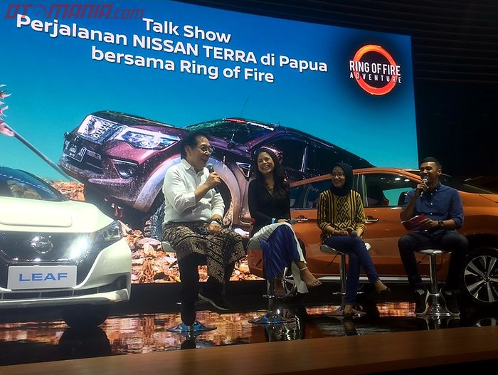 Youk Tanzil bercerita soal perjalanan saat di Papua menggunakan All New Nissan Terra