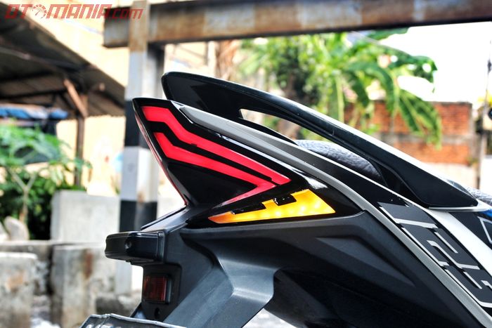 Custom Lazy Block Full 3D pada Honda Vario 125