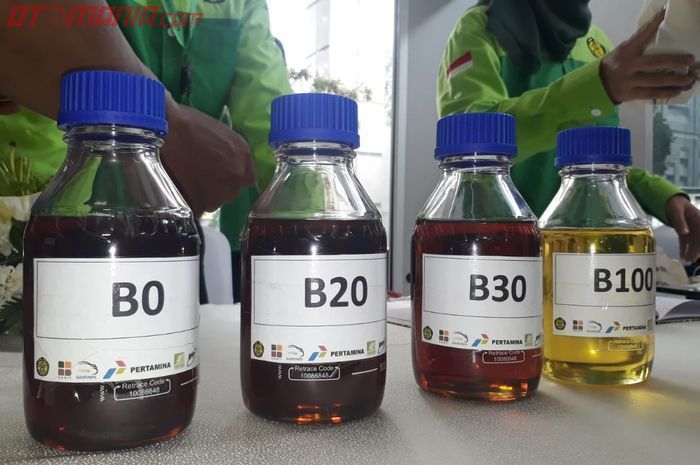 Ilustrasi bahan bakar nabati biodiesel