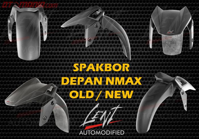 Sepatbor depan custom All New NMAX bikinan Lent Automodifed, punya pet belakang lebih panjang.