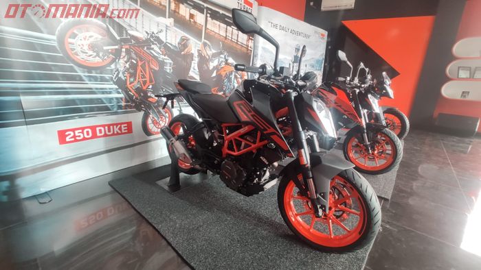 Motor baru KTM Duke 250 dijual Rp 65 jutaan.