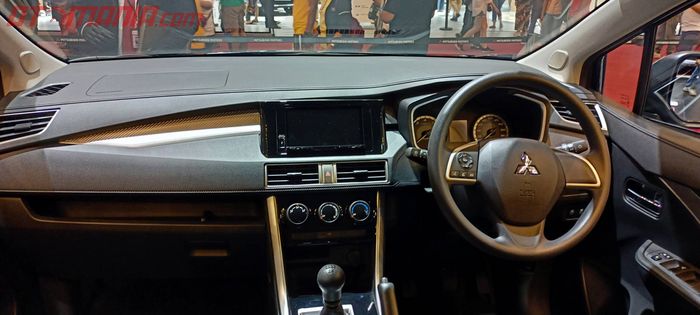 Interior Mitsubishi Xpander tipe Exceed di GIIAS 2021.