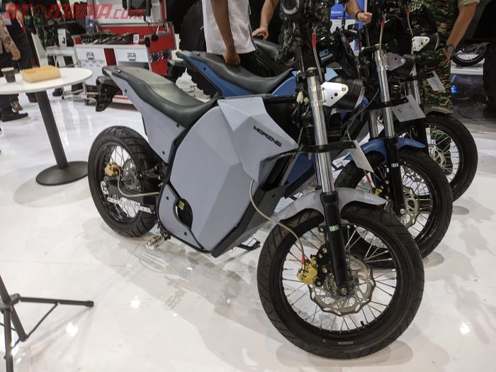 Detail motor listrik Moto EV bikinan Pindad.