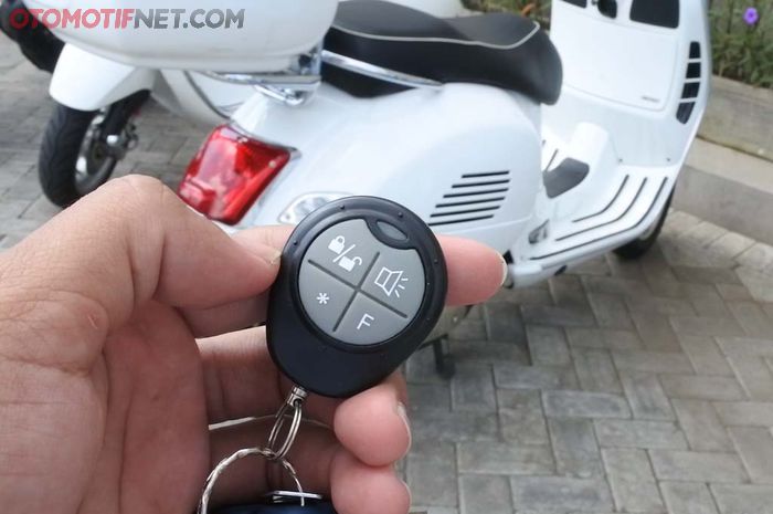 Kunci Vespa GTS 300 sudah immobilizer dan alarm