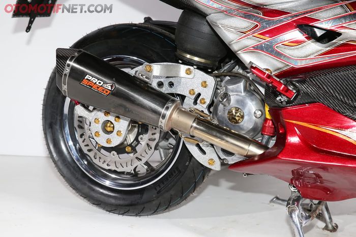 Air suspension pengganti sokbreker belakang XMAX