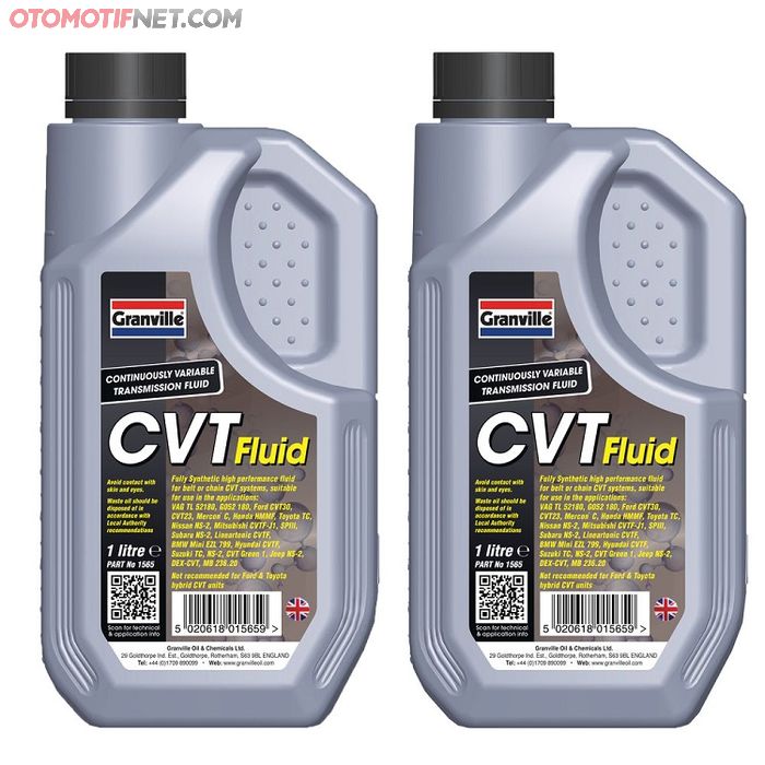 Pakai oli khusus untuk transmisi jenis CVT