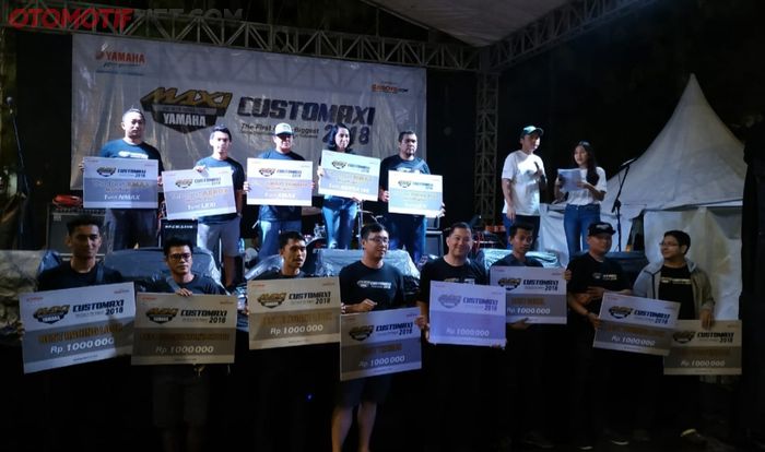 Ini dia para pemenang di Grand Final Customaxi Yamaha 2018/2019.