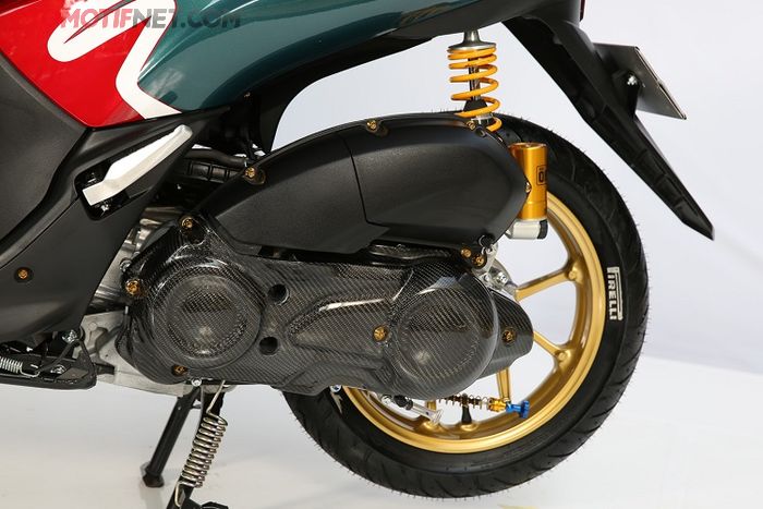 Cover CVT dibalut karbon kevlar, kenapa boks filternya gak sekalian ya?