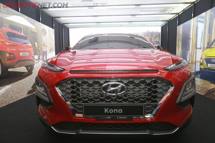 Hyundai Kona tampak depan