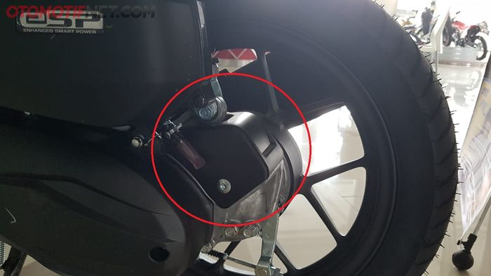 Disini letak speed sensor motor matic Honda