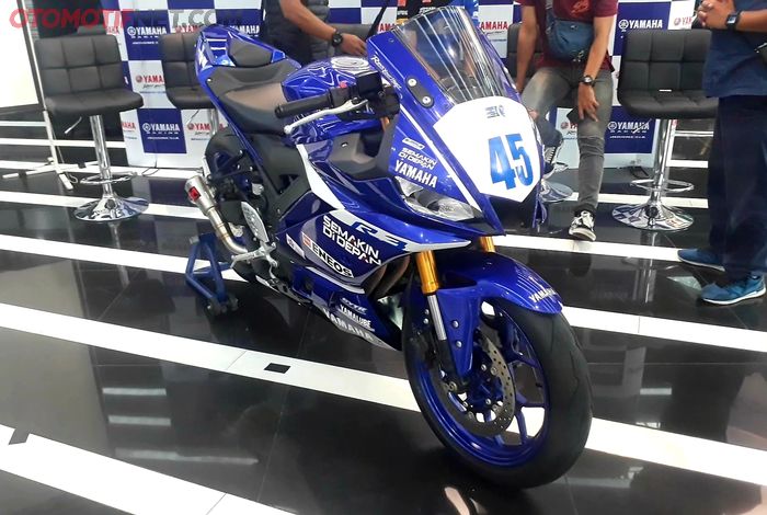 Yamaha YZF-R3 yang akan digunakan Muhammad Faerozi Torequttullah untuk berlaga di WSSP300 Qatar 2019