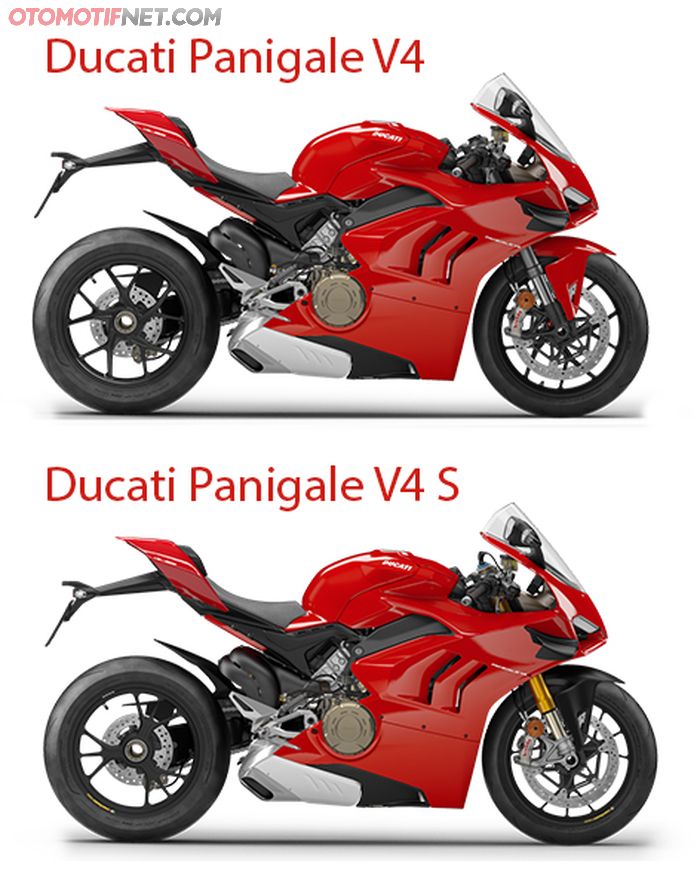 Ducati Panigale V4 vs Ducati Panigale V4 S