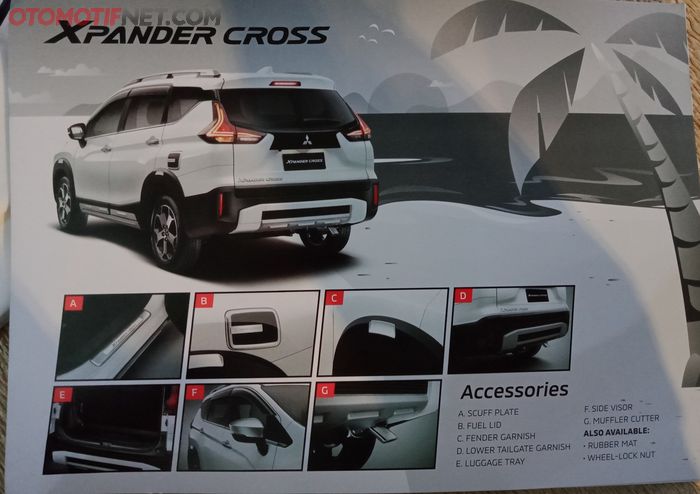 Sudah tersedia aksesori OEM untuk Mitsubishi Xpander Cross