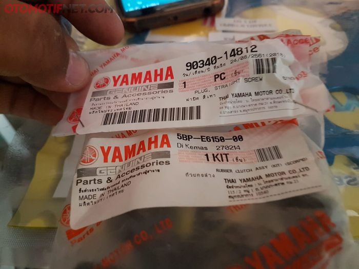 Waspada spare part Yamaha Palsu, begini caranya mengenalinya