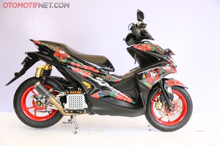 Yamaha Aerox 'Si Pitung' Juara Daily Customaxi Bekasi