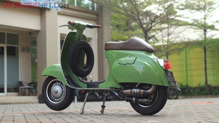 Modifikasi Vespa Andre Taulany yang menghabiskan dana Rp 55 juta