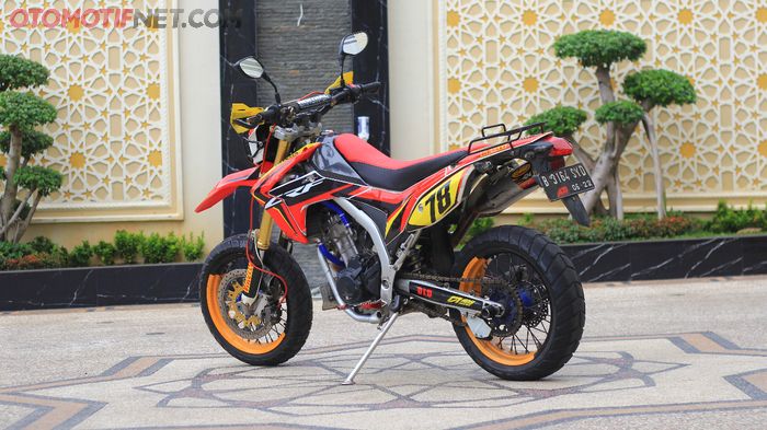 Modifikasi Honda CRF250L buatan Caos Custom, dari motocross menjadi supermoto