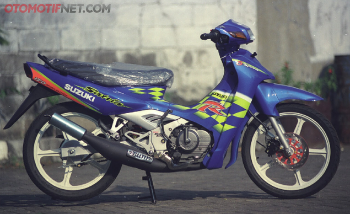 Ilustrasi Suzuki Satria 120R 6-Speed.