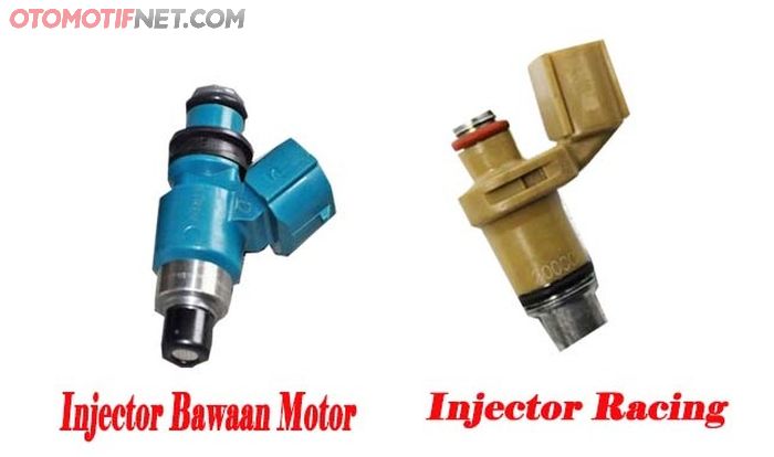 Perbandingan injector bawaan motor dengan injector racing