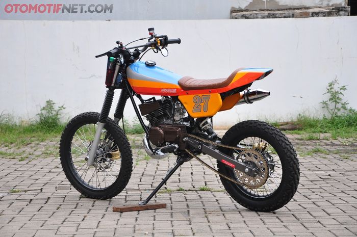 Yamaha Rx S Sasis Dipangkas Daleman Mesin Rx King Jadi Tracker Centil Semua Halaman Gridoto Com