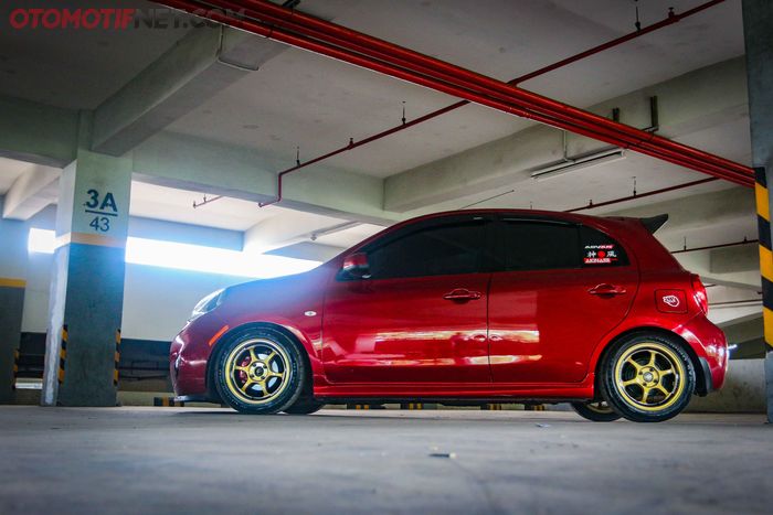 Set up kaki-kaki paling rendah dengan coilover custom