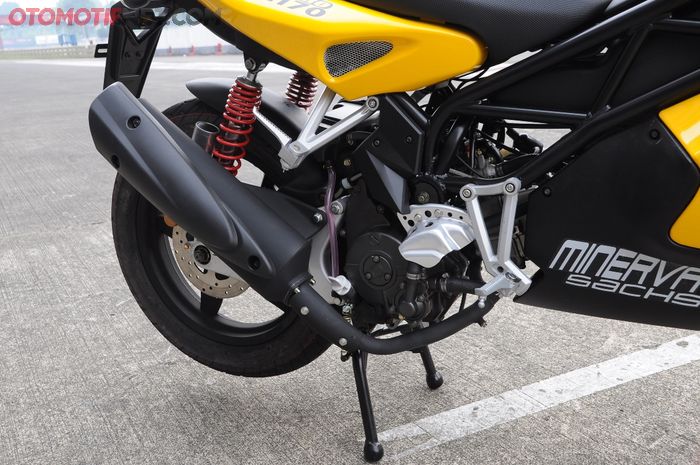 Mesin Minerva GTR 170 kuat di putaran tengah ke atas