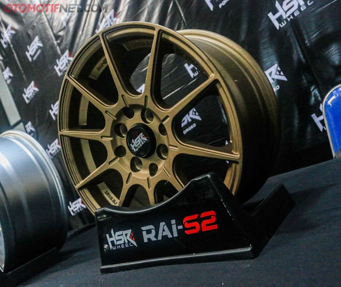 Pelek RAI-S2 lansiran terbaru HSR Wheel finishing Semi Matte Bronze