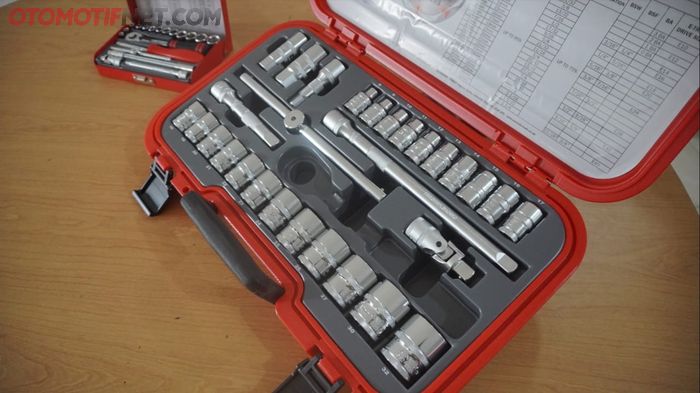 Socket set Kennedy Metric KenGrip isi 30 pcs, harganya mencapai Rp 6 juta